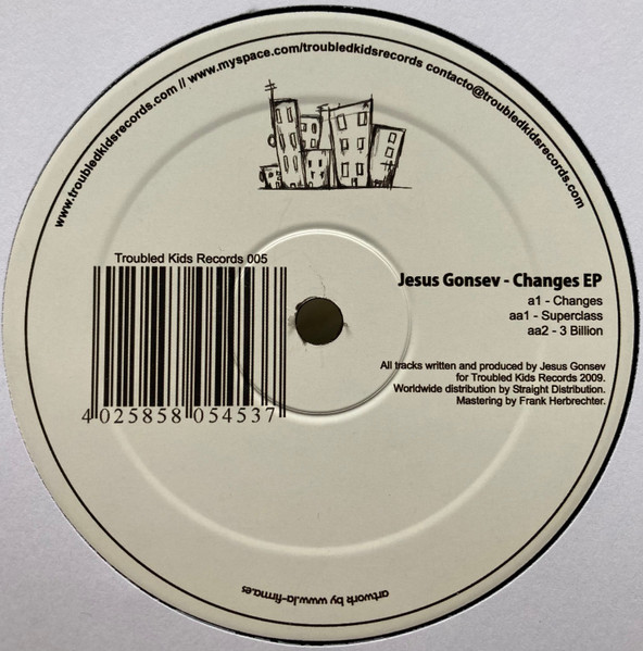 Jesus Gonsev - Changes EP (12") (Very Good Plus (VG+)) - Image 4