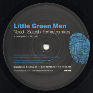 Little Green Men - Need (Satoshi Tomiie Remixes) (12") (Very Good Plus (VG+))