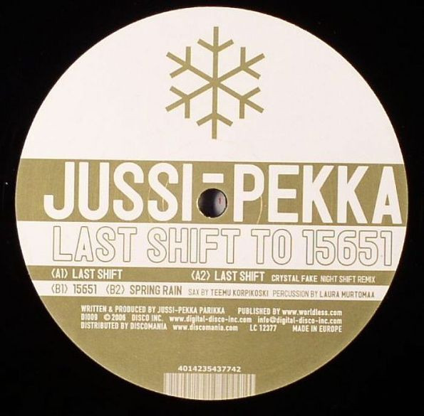 Jussi-Pekka* - Last Shift To 15651 (12") (Very Good (VG)) - Image 2